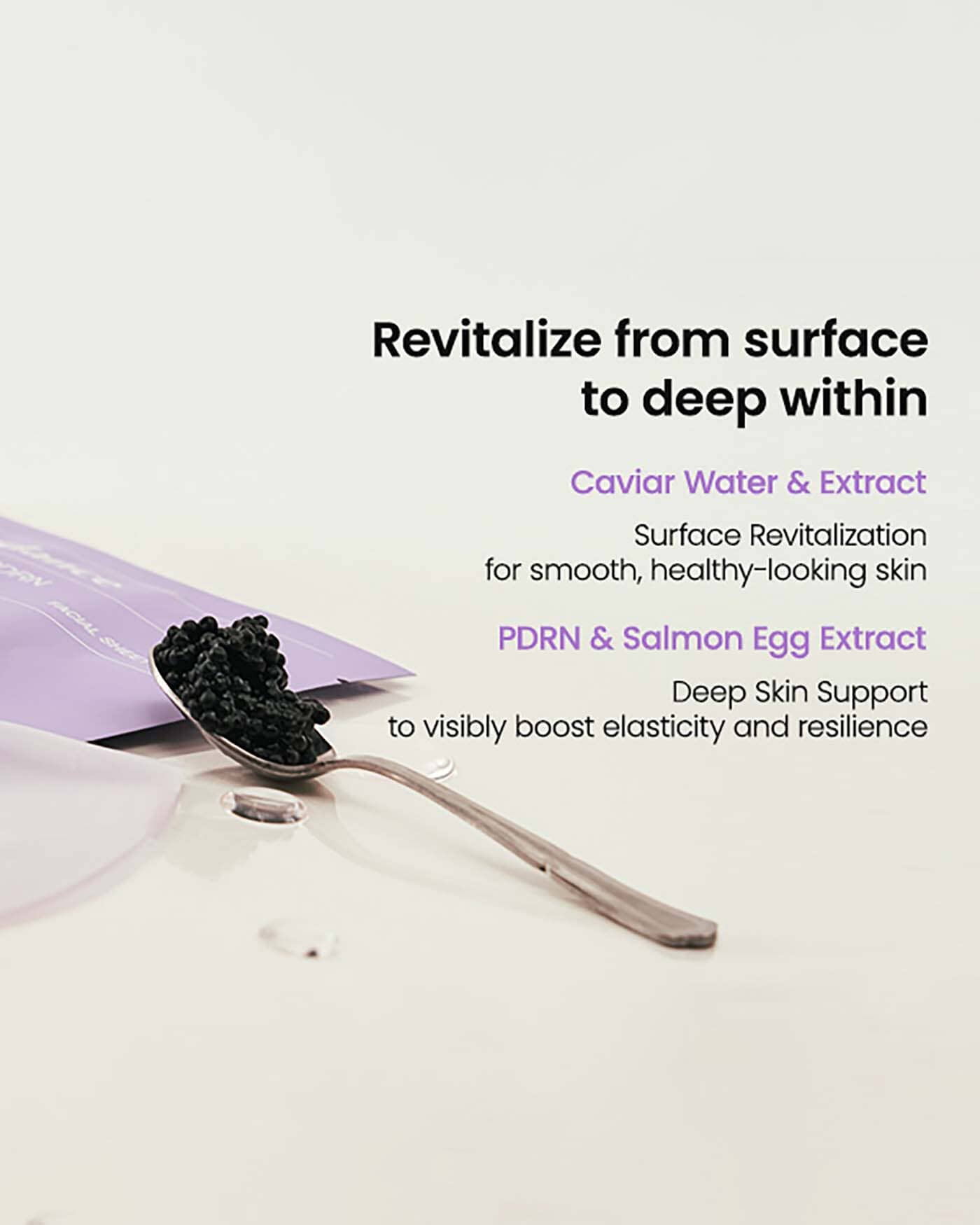 Rejuvenating Caviar PDRN Real Deep Mask