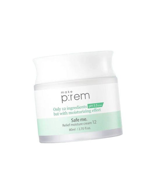 Safe Me. Relief Moisture Cream 12 Facial Moisturizer MAKE P:REM 