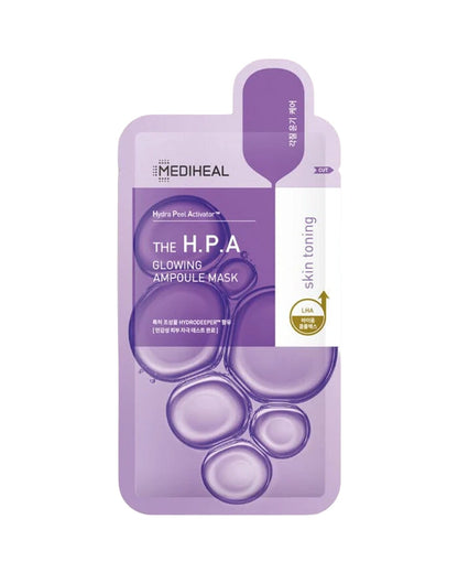 THE H.P.A Glowing Ampoule Mask 10 Pack Sheet Mask MEDIHEAL 