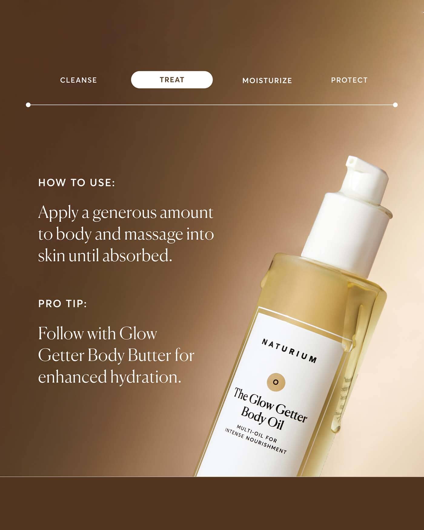 The Glow Getter Body Oil NATURIUM 