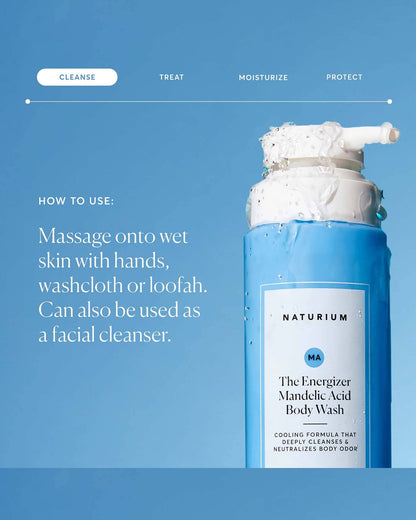 The Energizer Mandelic Acid Body Wash NATURIUM 