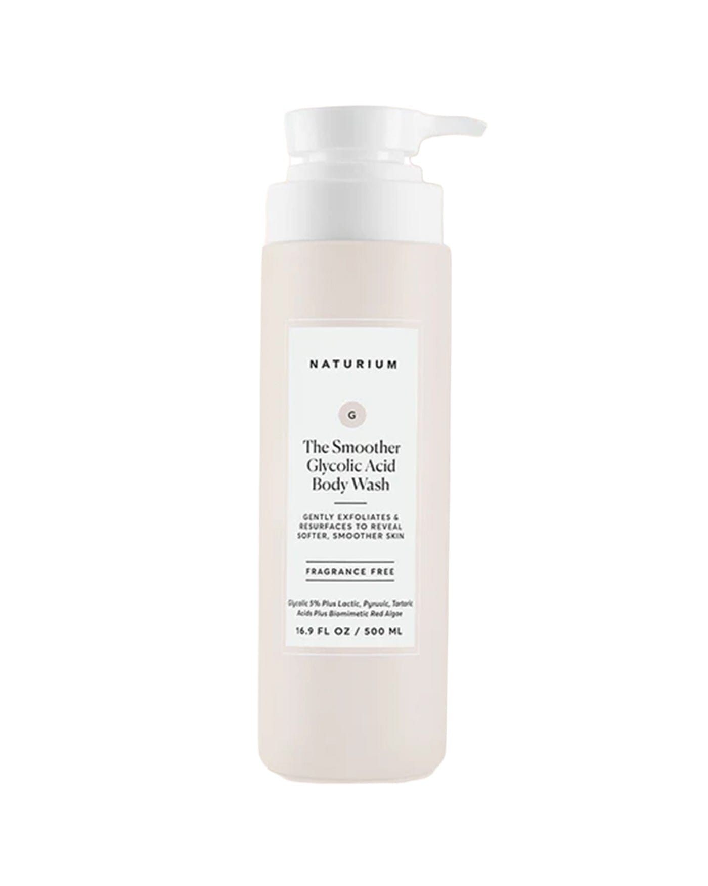 The Smoother Glycolic Acid Exfoliating Body Wash Body NATURIUM 16.9 FL OZ 