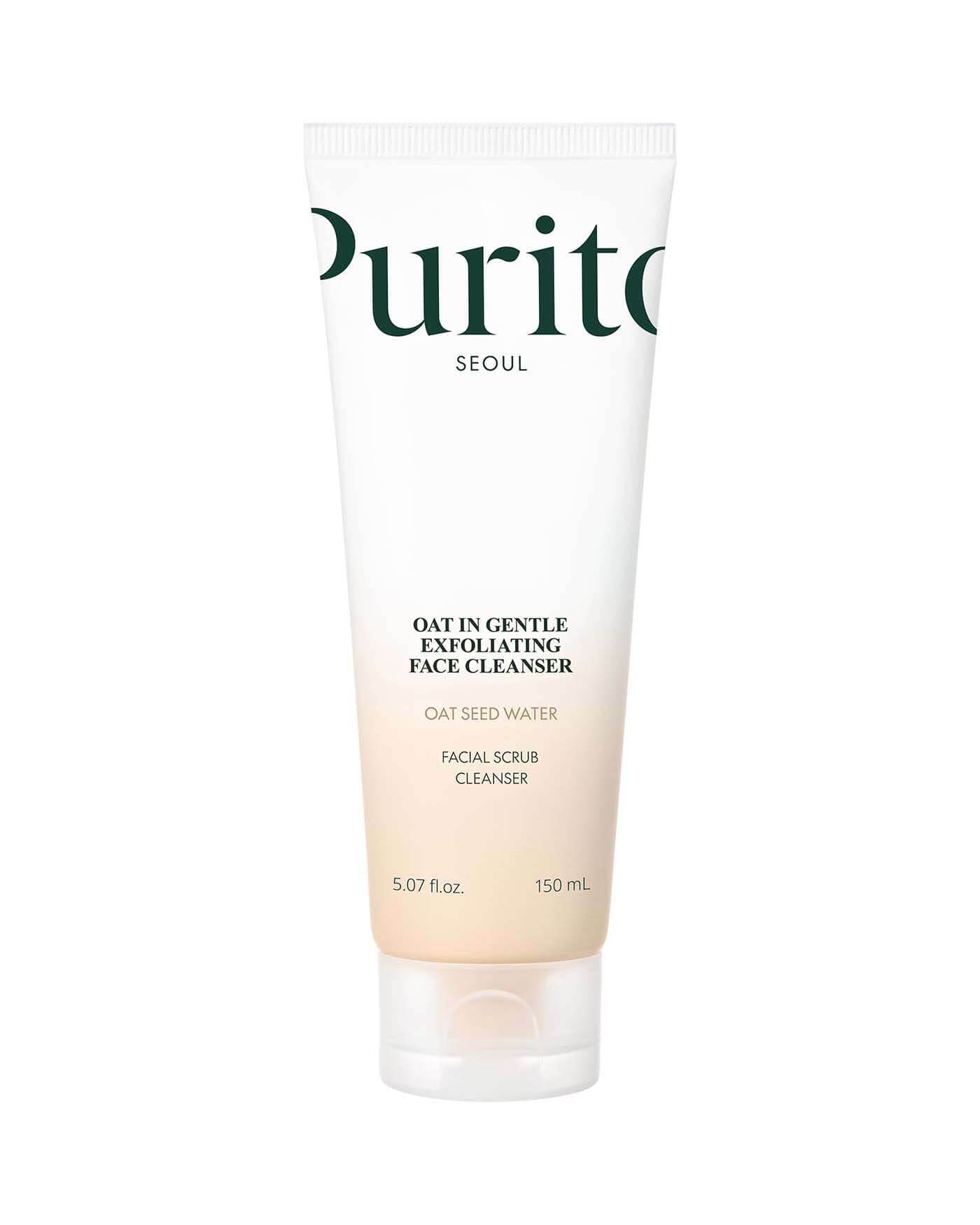 Oat-in Gentle Exfoliating Face Cleanser Water Cleanser Purito Seoul 