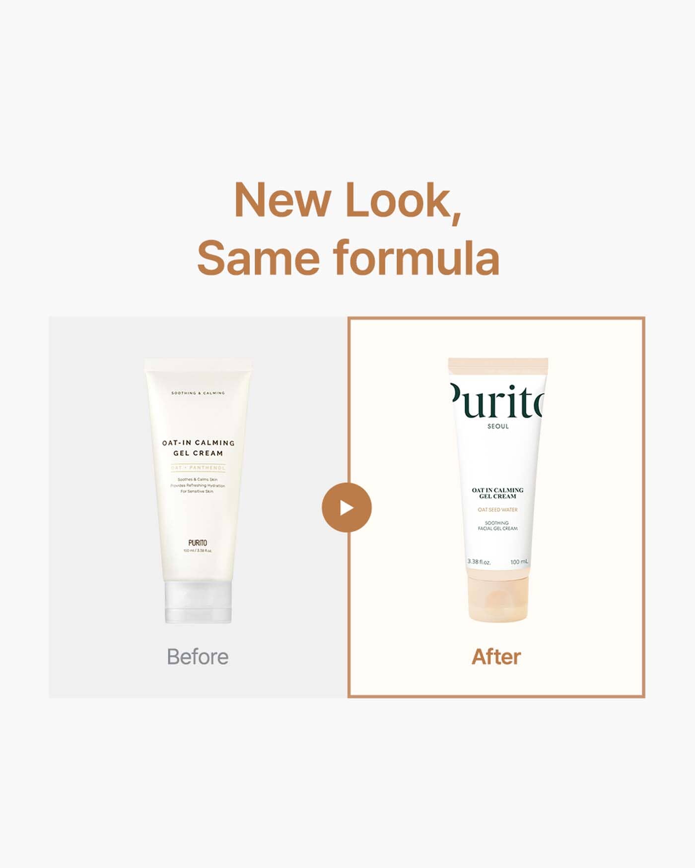 Oat-in Calming Gel Cream Facial Moisturizer Purito Seoul 