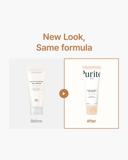 Oat-in Calming Gel Cream Facial Moisturizer Purito Seoul 