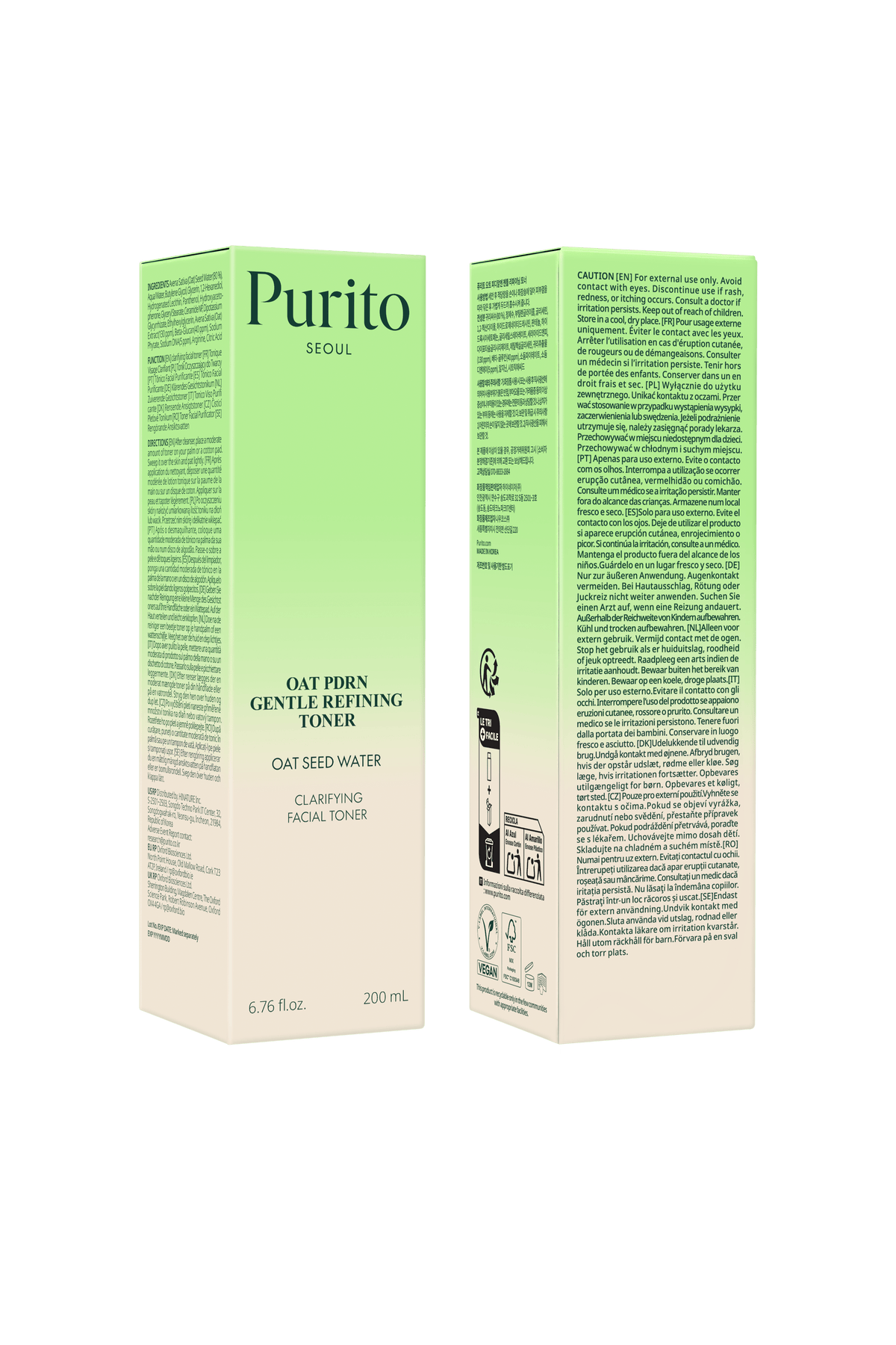 Oat PDRN Gentle Refining Toner