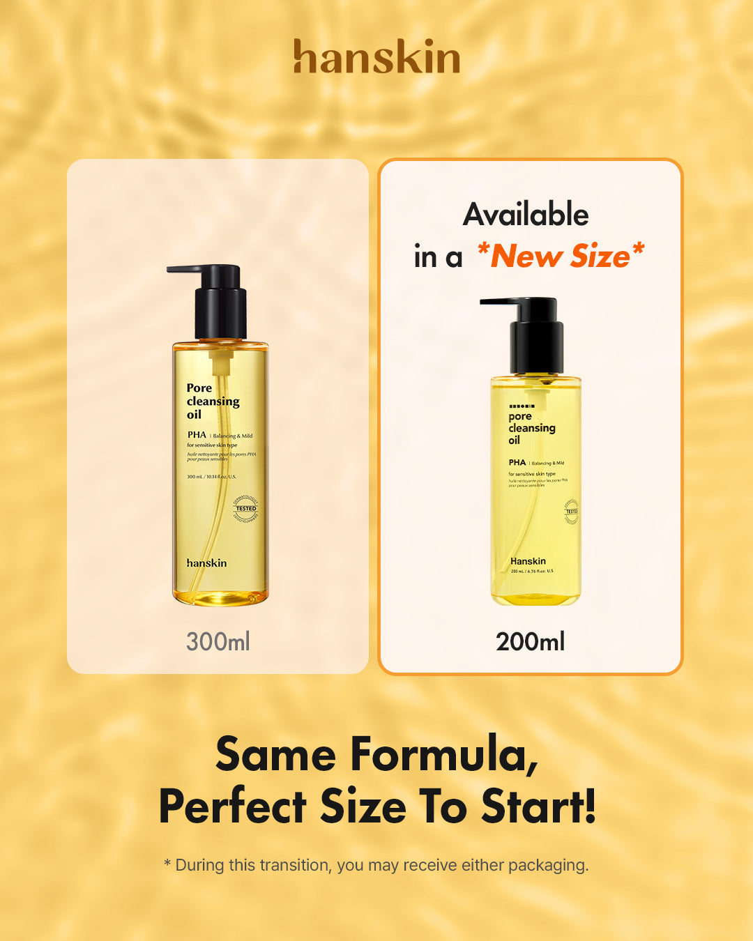 Pore Cleansing Oil [PHA] Oil Cleanser HANSKIN 200 ml 