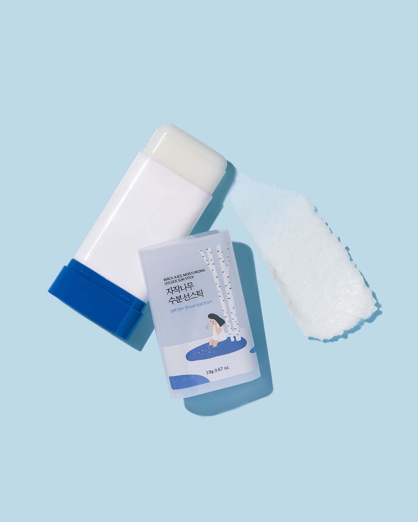 BIRCH JUICE MOISTURIZING UVLOCK SUN STICK Sunscreen ROUND LAB 