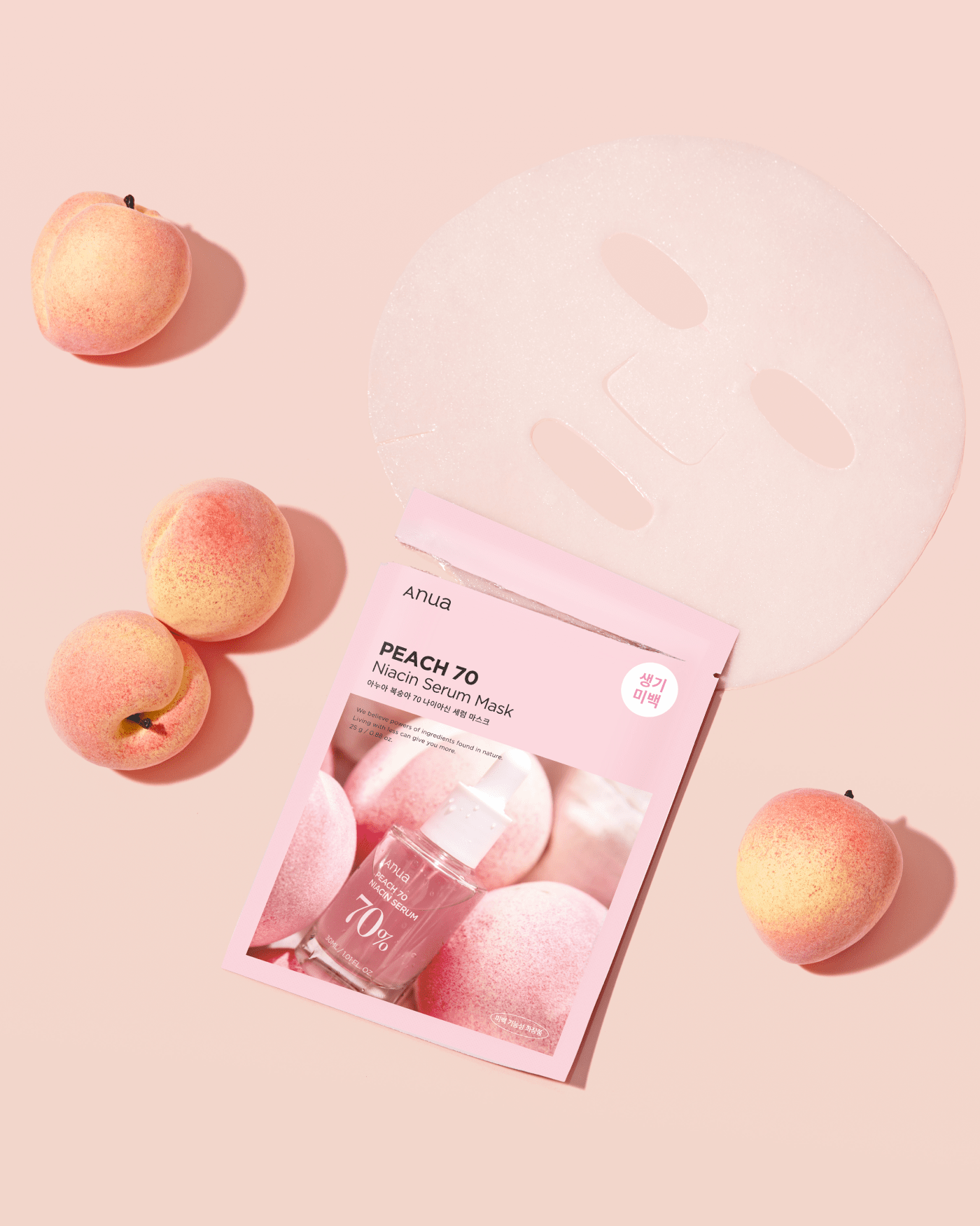 Peach 70 Niacin Serum Mask (Single) ANUA 