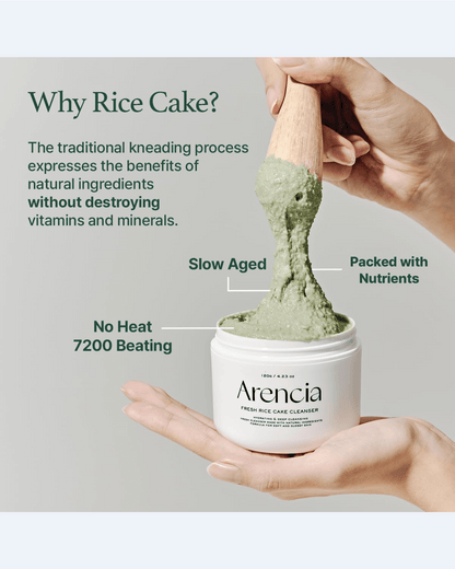 Fresh Green Rice Mochi Cleanser Water Cleanser Arencia 