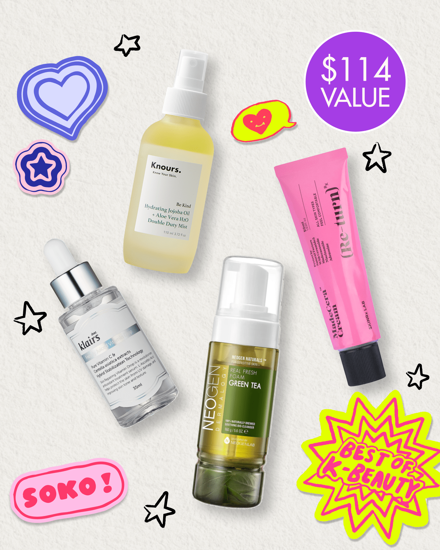 Best of K-Beauty® Alumni Set Skincare Set Soko Glam 