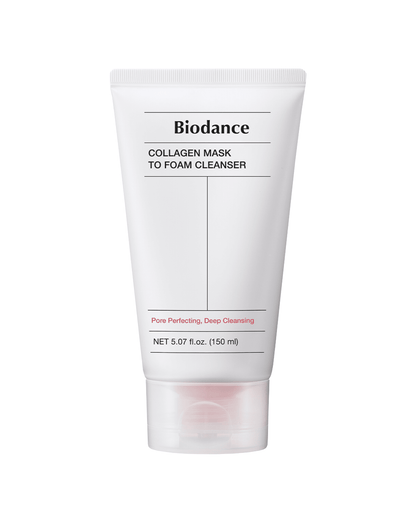 Collagen Mask to Foam Cleanser Water Cleanser Biodance 