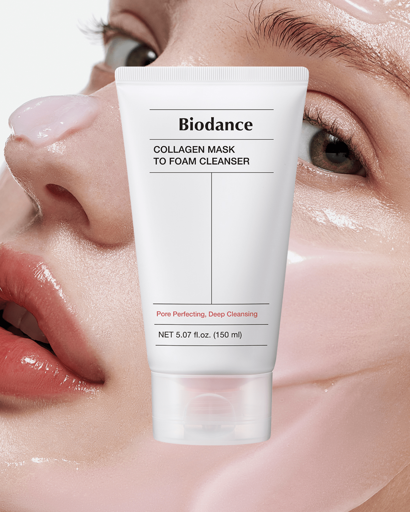 Collagen Mask to Foam Cleanser Water Cleanser Biodance 