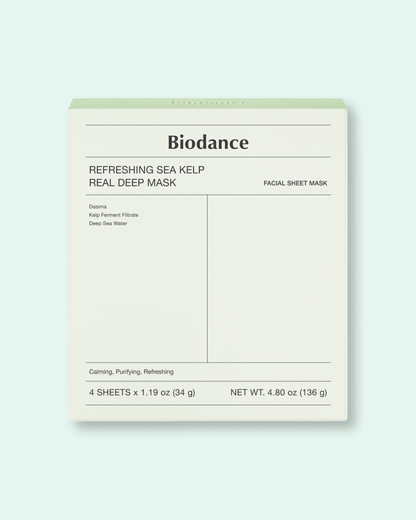 Refreshing Sea Kelp Real Deep Mask Sheet Mask Biodance 