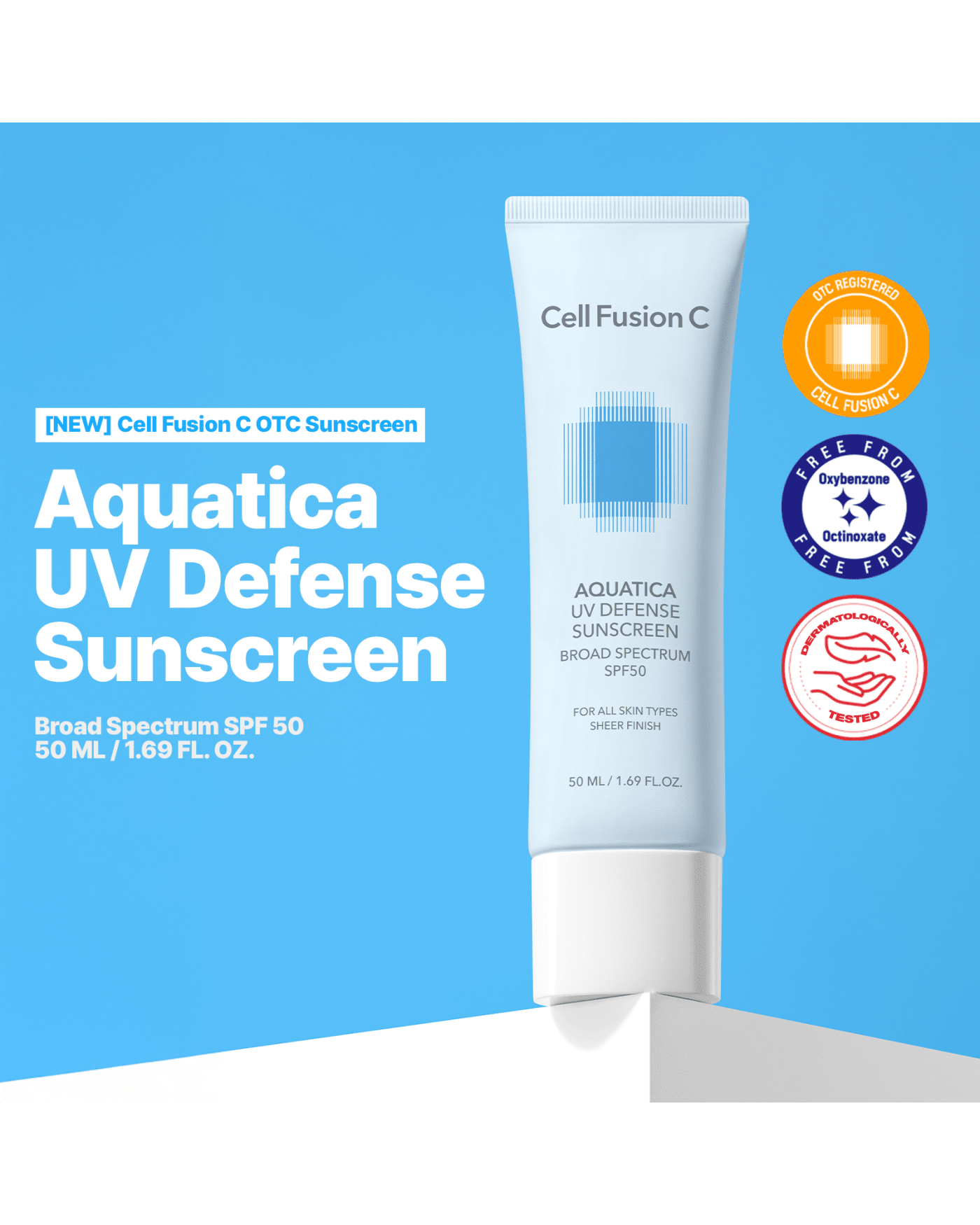 Aquatica UV Defense Face Sunscreen SPF 50