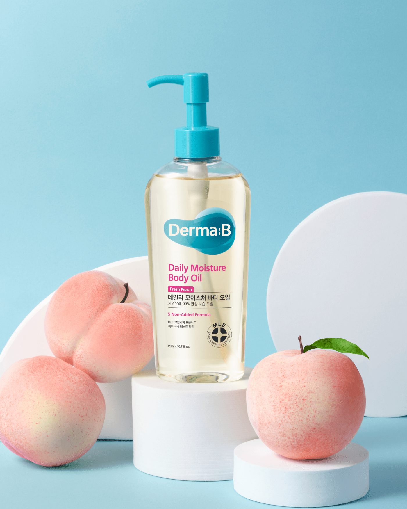 Derma:B Daily Moisture Body Oil (Fresh Peach)