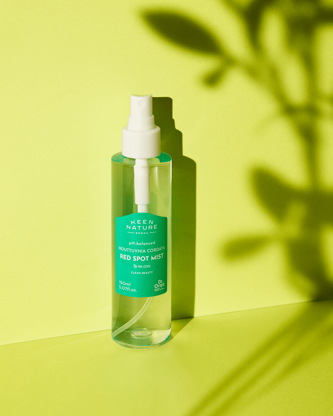 pH-balanced Houttuynia Cordata Red Spot Mist Dr. Orga 