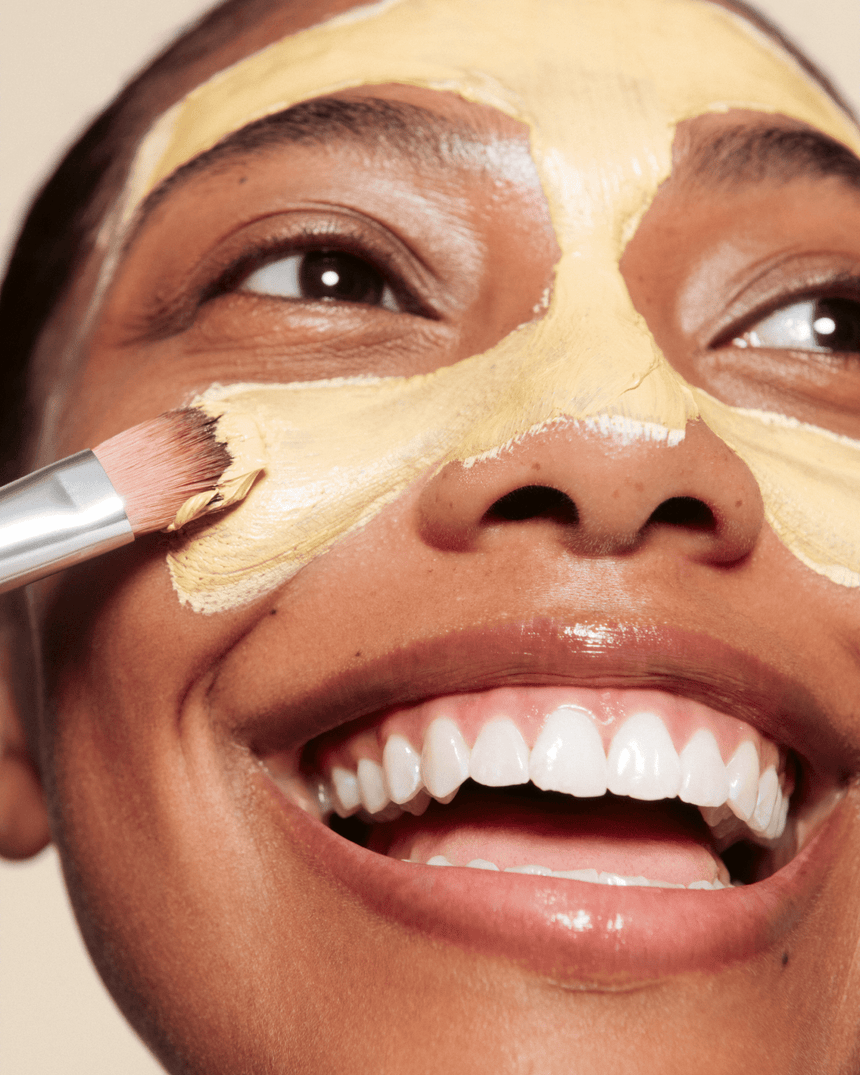 Vitamin C Treatment Mask w/ Brush Wash Off Masks Gleamin 