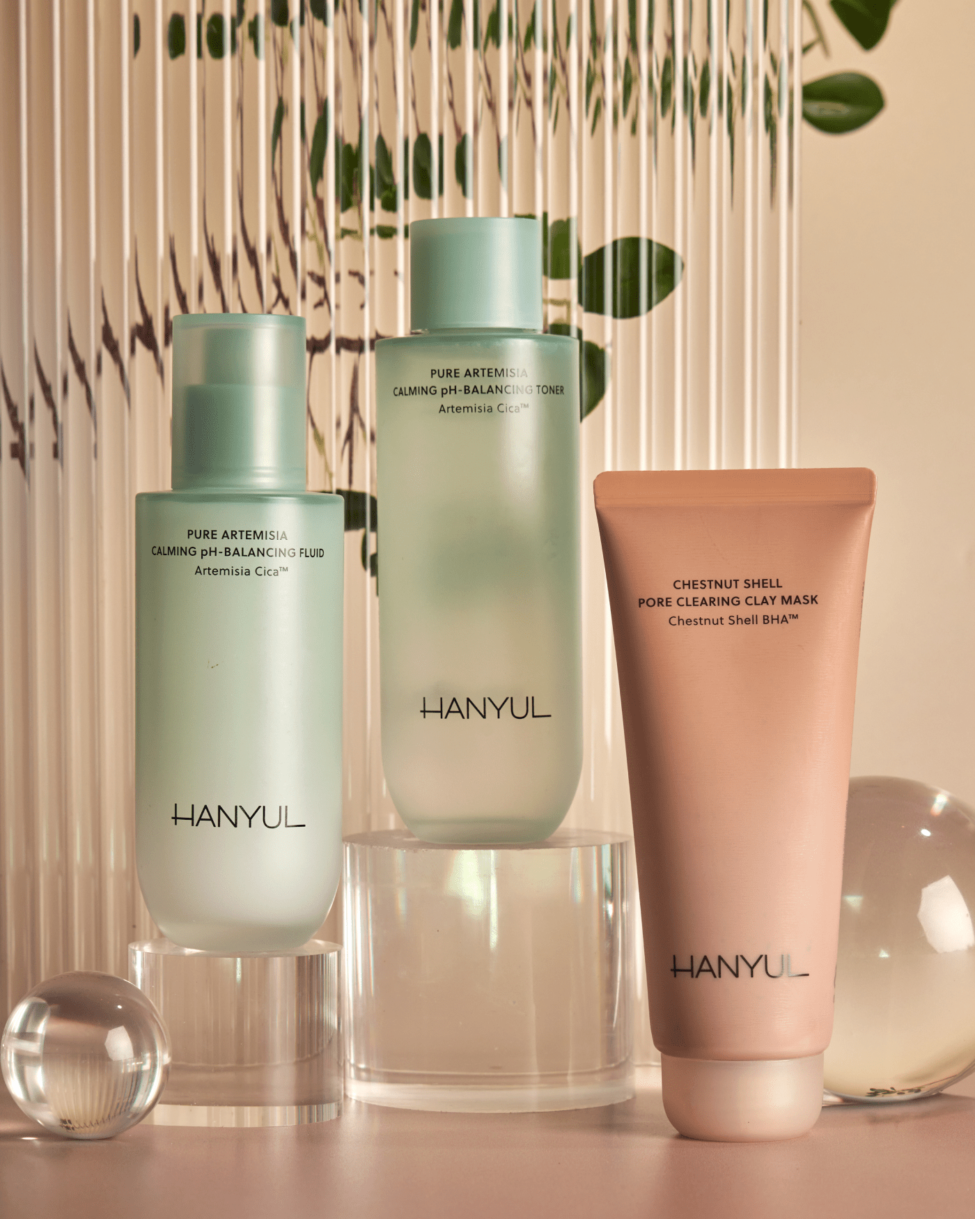 Gentle Renewal Glass Skin Set Skincare Set Hanyul 