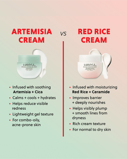 Red Rice Hydrating Cream Facial Moisturizer Hanyul 
