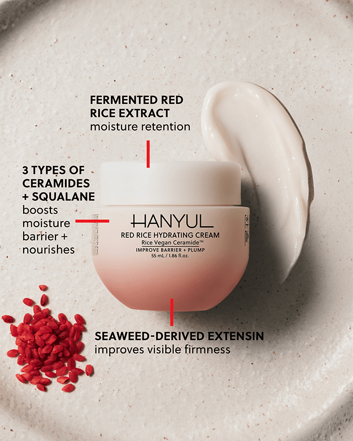 Red Rice Hydrating Cream Facial Moisturizer Hanyul 
