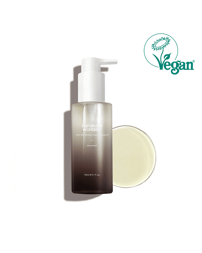 haruharu wonder Black Rice Cleansing Oil Duo Skincare Set Soko Glam 