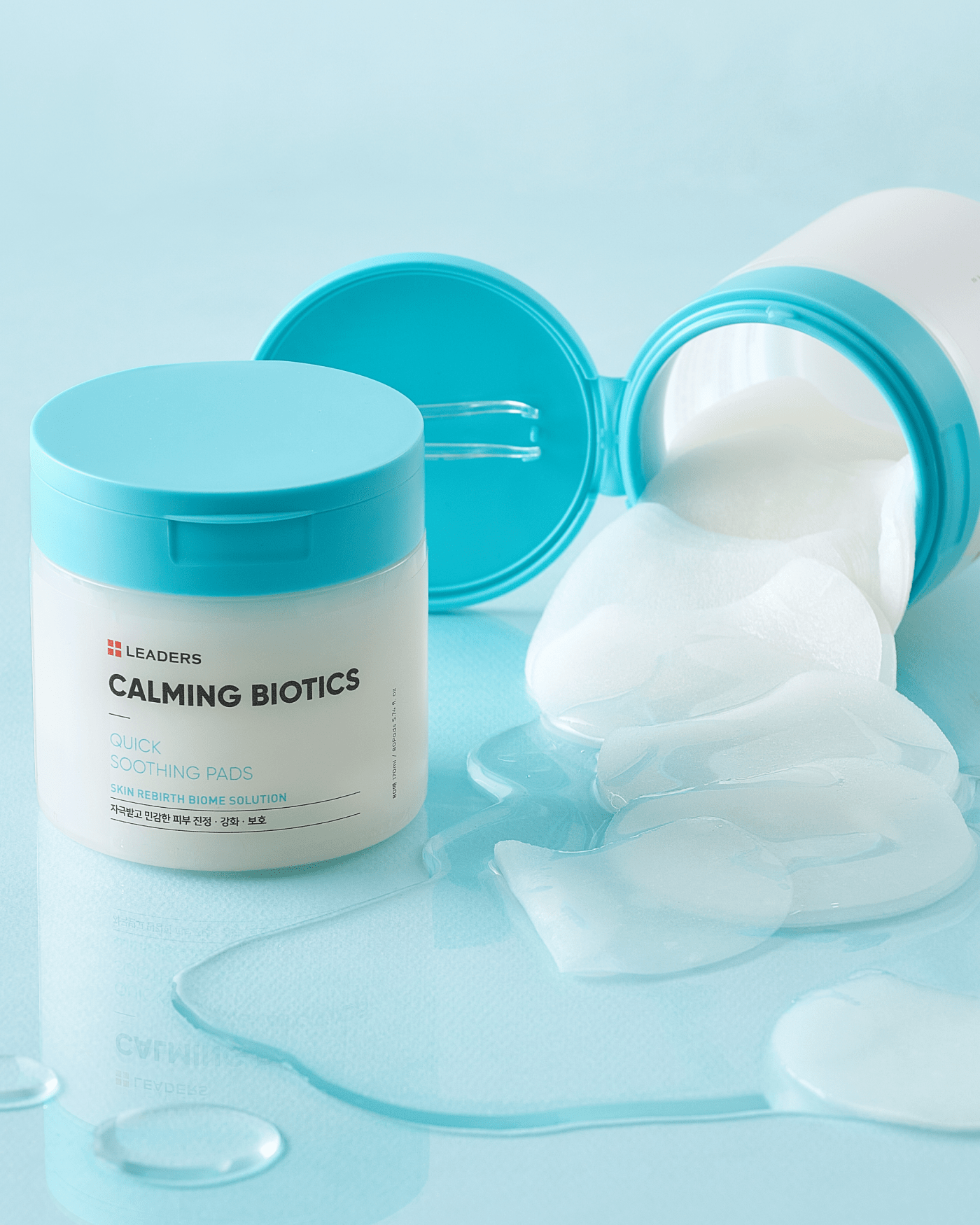 Calming Biotic Quick Soothing Pads Toner LEADERS 