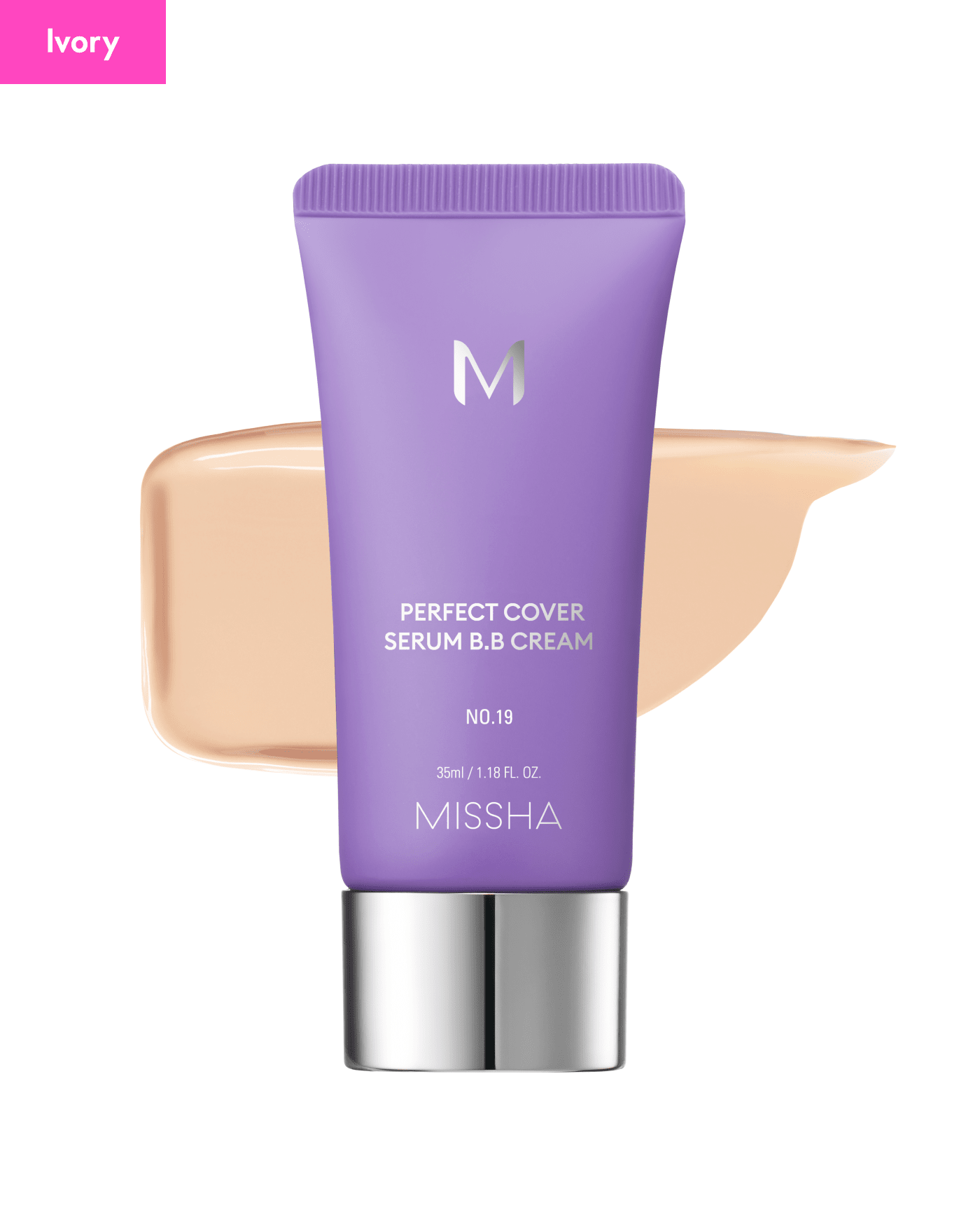 M Perfect Cover Serum BB Cream Makeup MISSHA 19 Ivory 