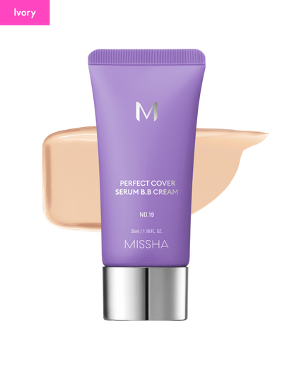M Perfect Cover Serum BB Cream Makeup MISSHA 19 Ivory 