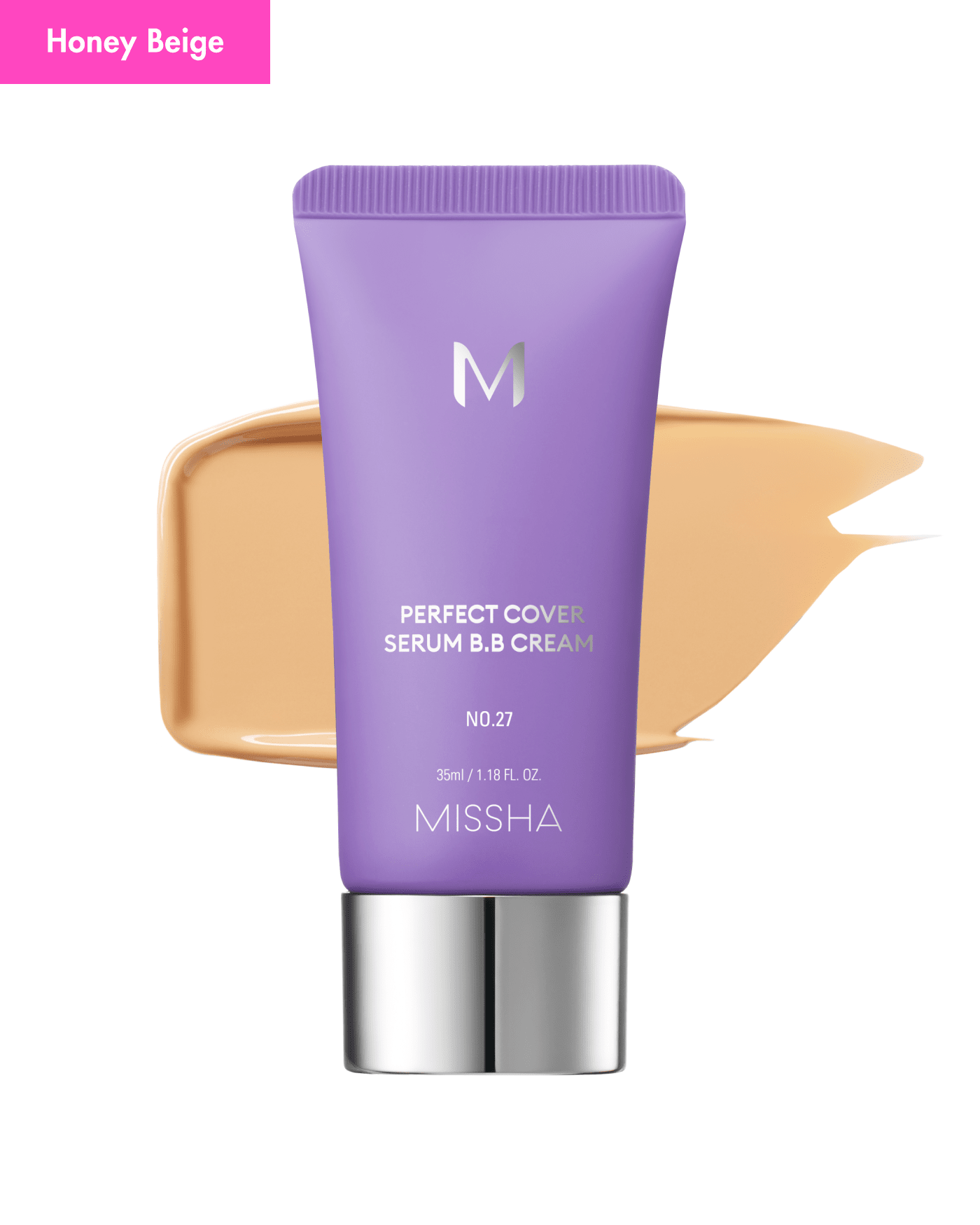 M Perfect Cover Serum BB Cream Makeup MISSHA 27 Honey Beige 