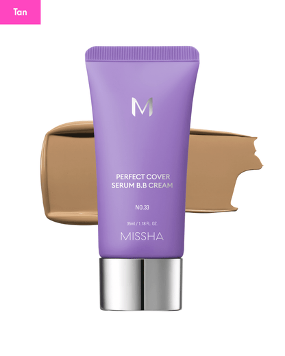M Perfect Cover Serum BB Cream Makeup MISSHA 33 Tan 