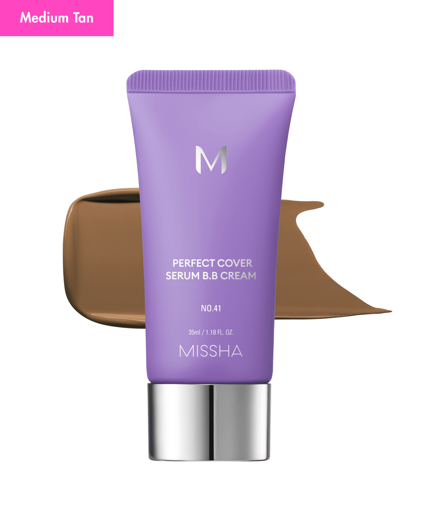 M Perfect Cover Serum BB Cream Makeup MISSHA 41 Medium Tan 