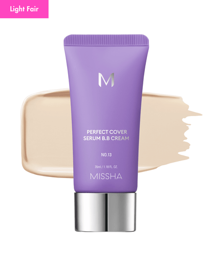 M Perfect Cover Serum BB Cream Makeup MISSHA 13 Light Fair 