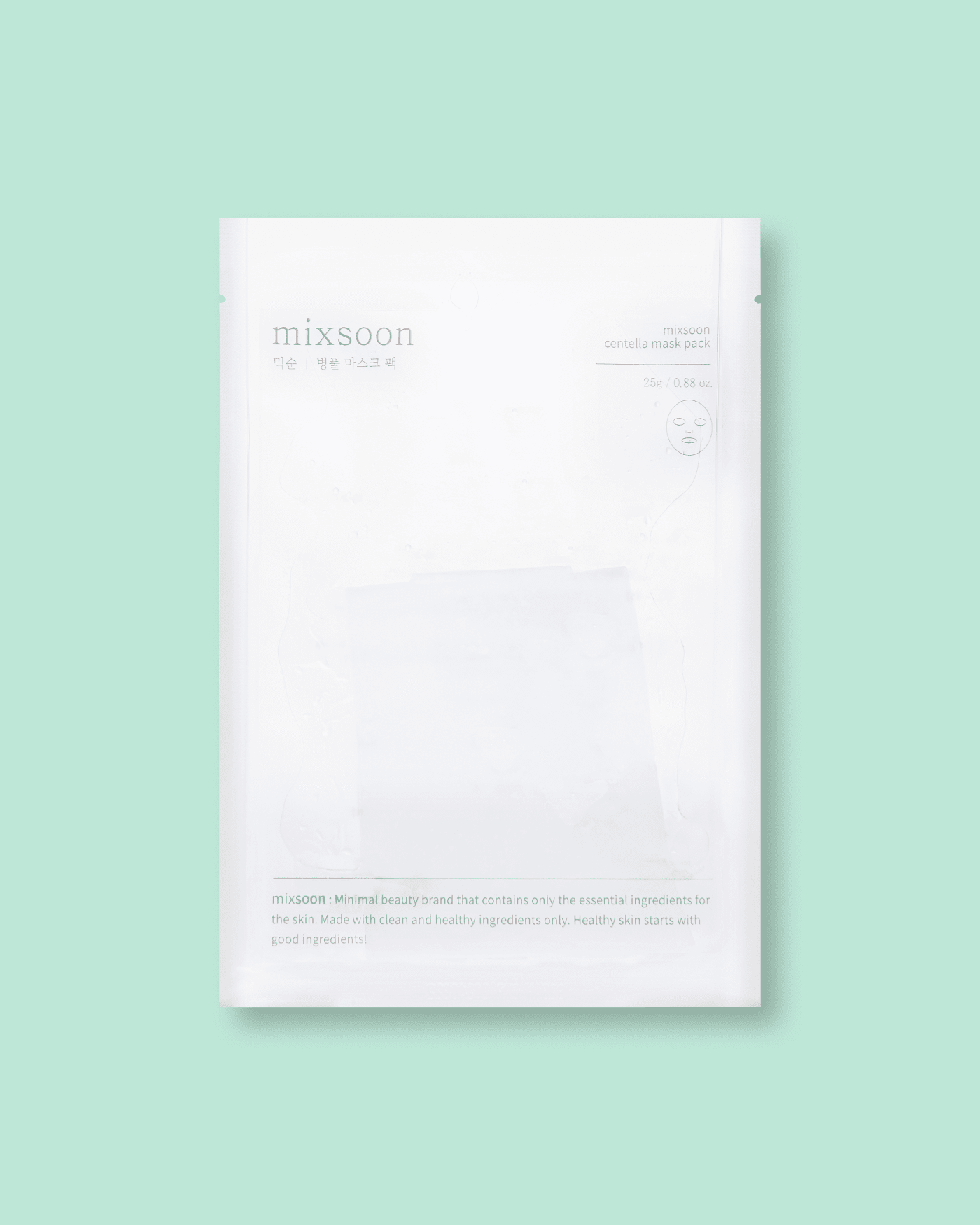 Centella Mask Pack Sheet Mask MIXSOON 