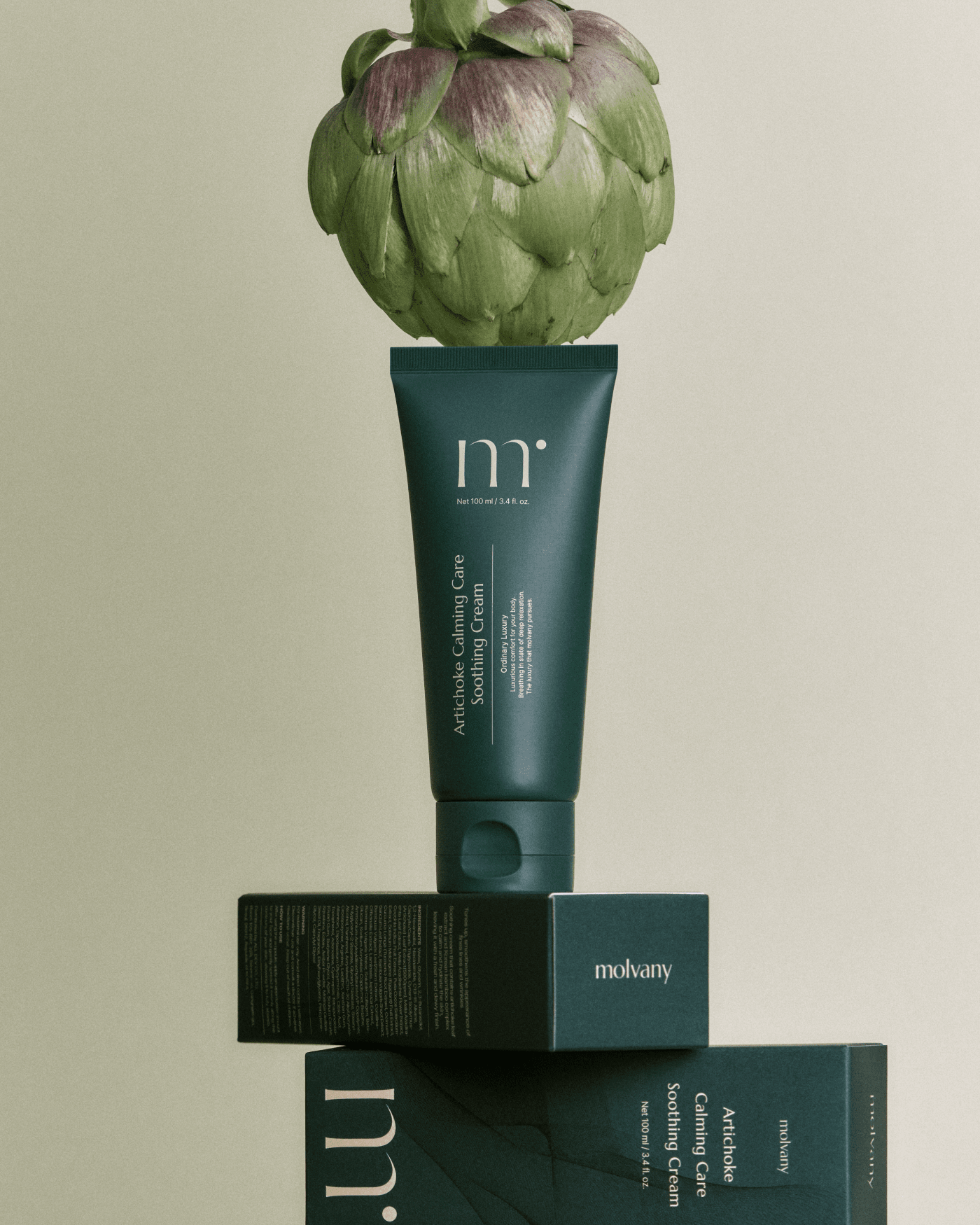 Molvany Artichoke Calming Care Soothing Cream | Soko Glam Molvany Artichoke Calming Care Soothing Cream | Soko Glam