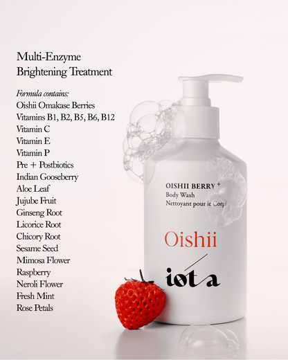 Oishii Berry Body Wash+ Body iota 