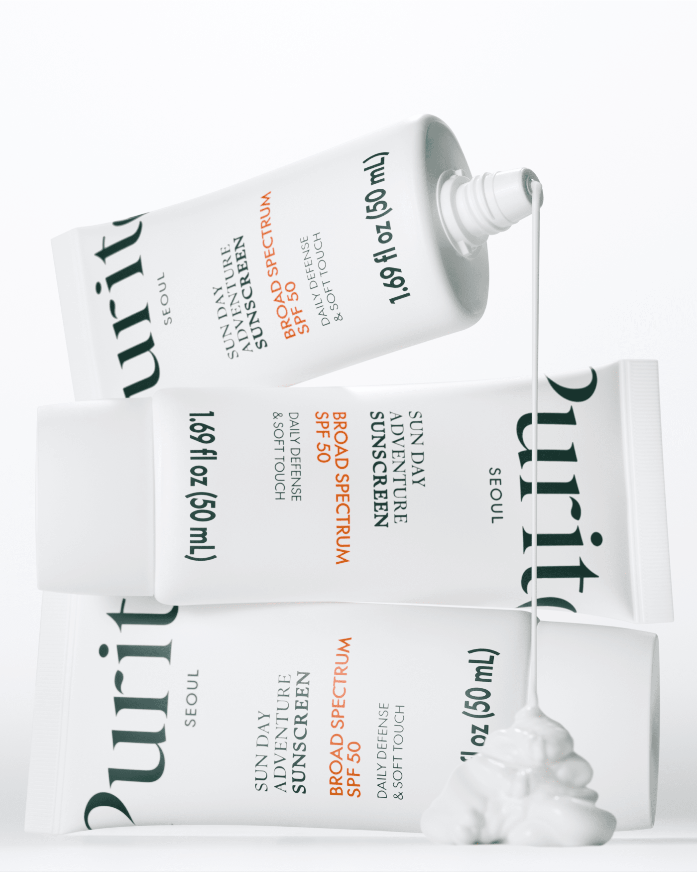 Sun Day Adventure Sunscreen Broad Spectrum SPF 50 Sunscreen Purito Seoul 