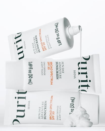 Sun Day Adventure Sunscreen Broad Spectrum SPF 50 Sunscreen Purito Seoul 
