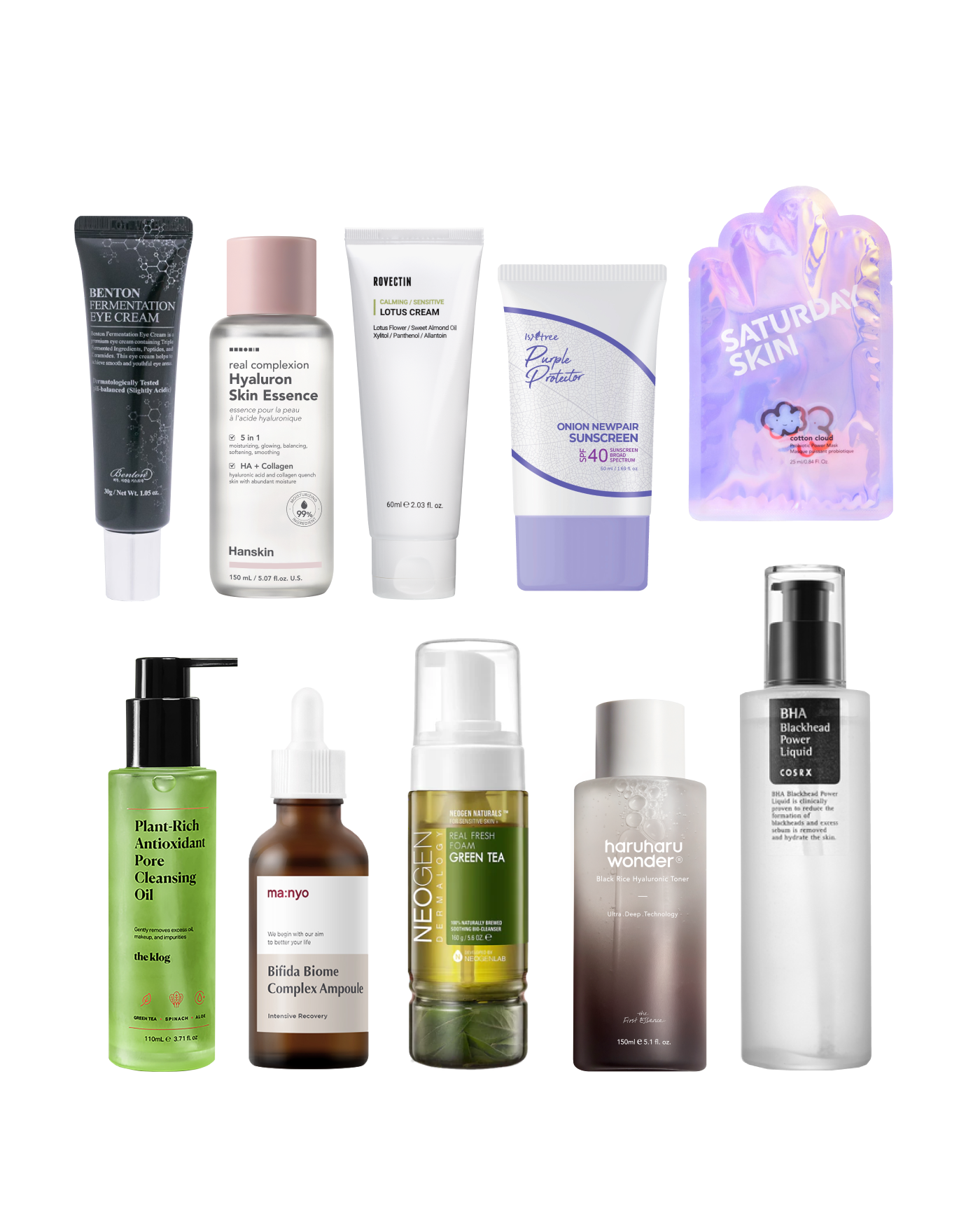 10-Step Korean Skin Care Routine Set (Normal Skin Type)