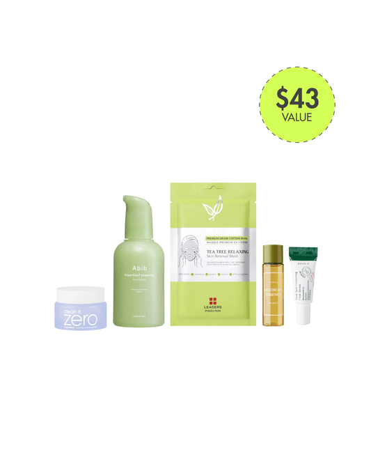 5 Step Acne Travel Kit Skincare Set Soko Glam 