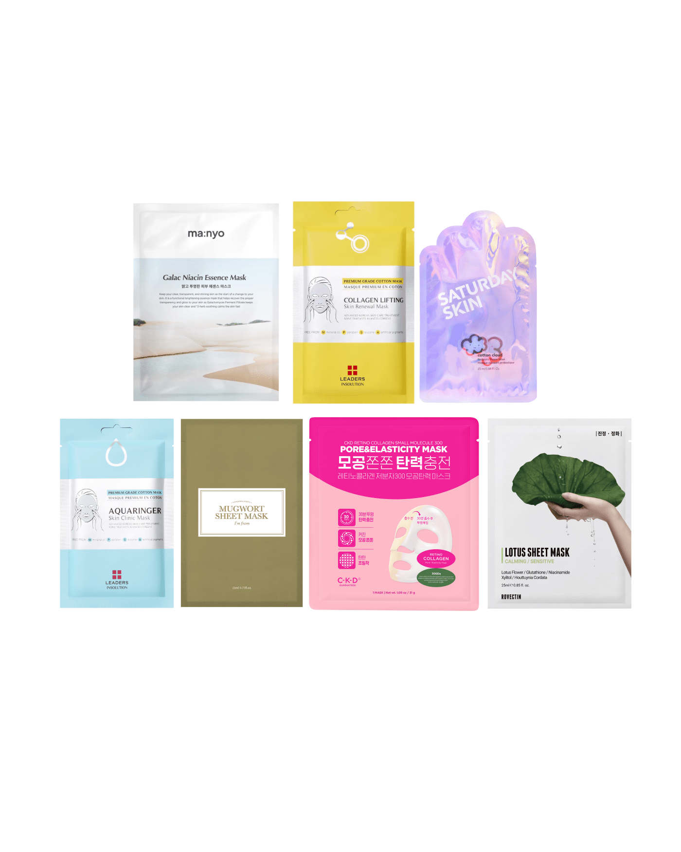 7-Day Sheet Mask Challenge Set Skincare Set SOKO GLAM 