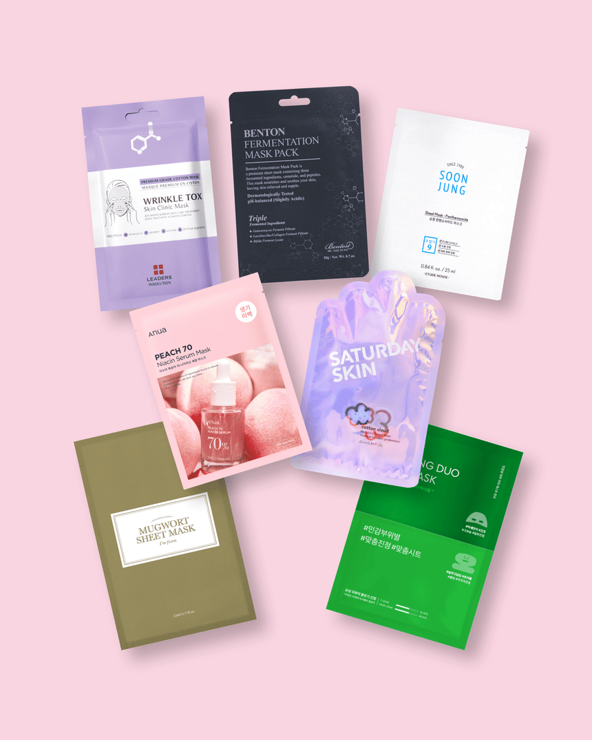 7-Day Sheet Mask Challenge Set Skincare Set SOKO GLAM 