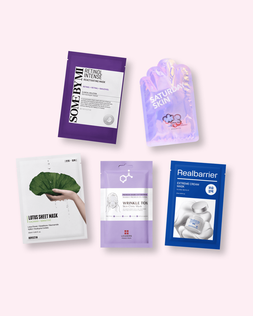 Anti-Aging Sheet Mask Set Skincare Set SOKO GLAM 