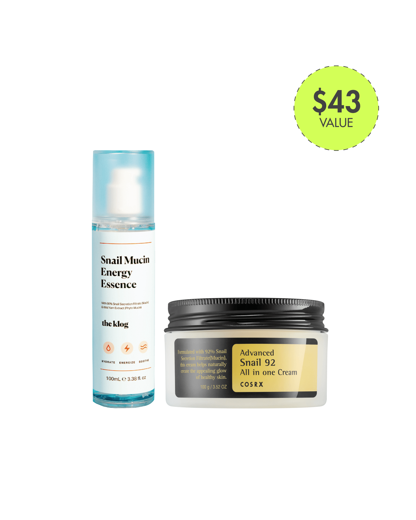 Best-Selling Snail Duo Skincare Set Soko Glam 