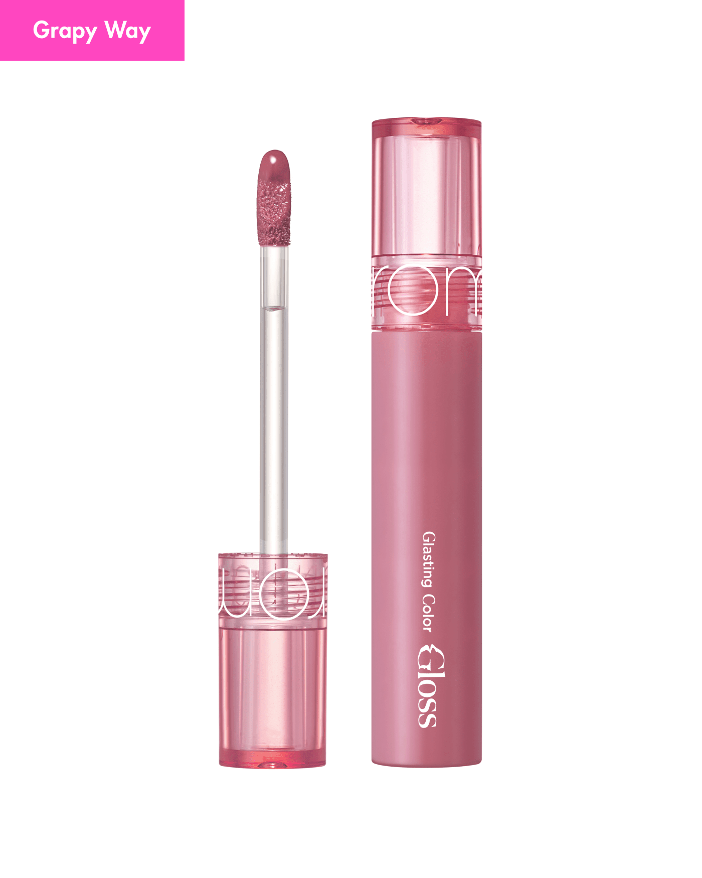 Glasting Color Gloss Lip Gloss rom&nd 04 GRAPE WAY 