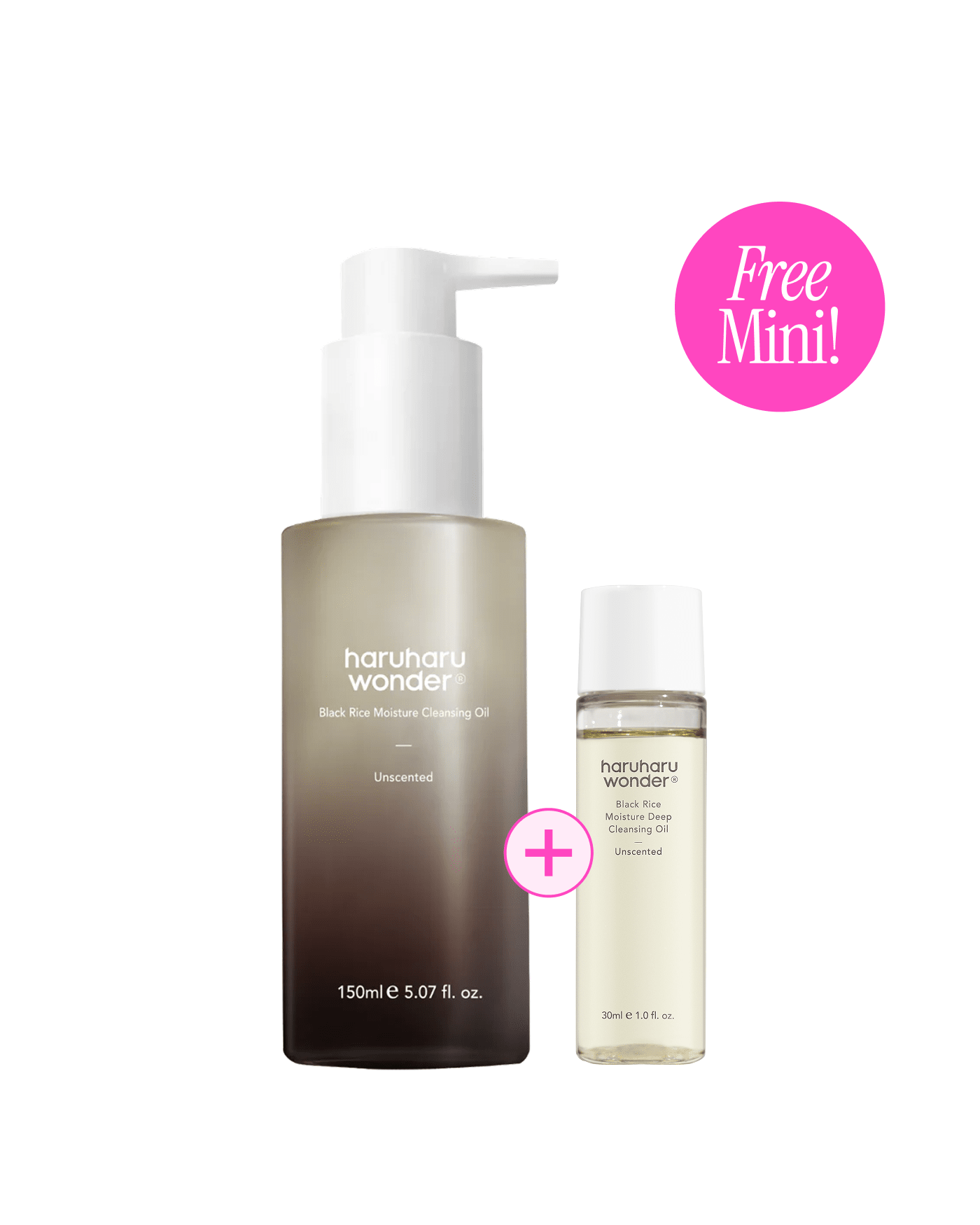 haruharu wonder Black Rice Cleansing Oil Duo