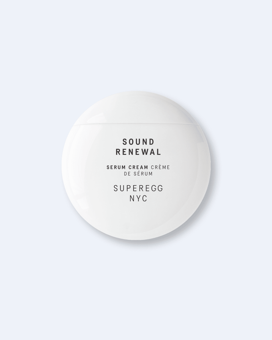 Sound Renewal Serum Cream Facial Moisturizer Superegg 