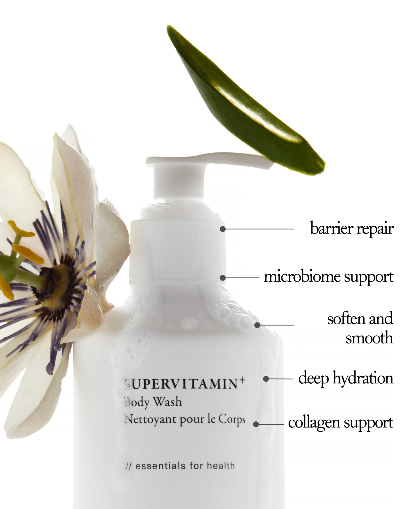 Supervitamin Body Wash+ Soothing Body iota 