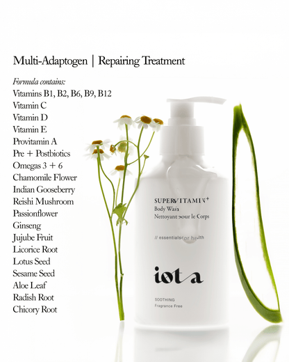 Supervitamin Body Wash+ Soothing Body iota 