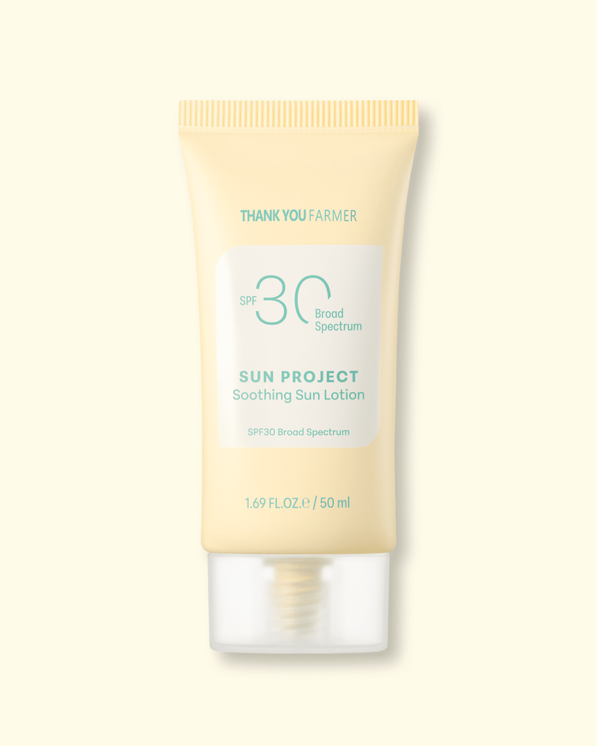 Sun Project Soothing Sun Lotion SPF 30 Broad Spectrum THANK YOU FARMER 